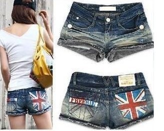 EMS/DHL Free Shipping2013NEW! The HOT Summer Short  flag jeanshot pants for Summer ! NEW!5 pcs/lot#261