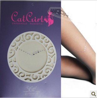 EMS free!2012 Fashion Tattoo Stockings /Women Lace Sexy Pantyhose/Ladies Circle Diamond Style Leggings#5
