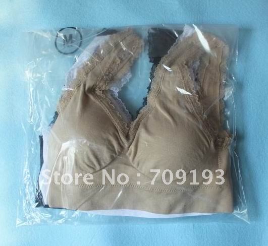 EMS free shipping 30pcs/lot (3pcs/box) Lace Milana Bra Genie Bra with pads OPP Bag package