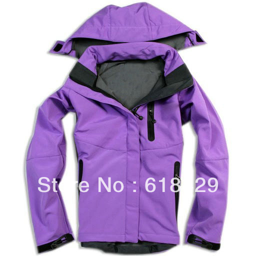 EMS free shipping HOT SALE factory outlet waterproof windbreak softshell jacket for woman N123 outdoor fishing wear ,many colors