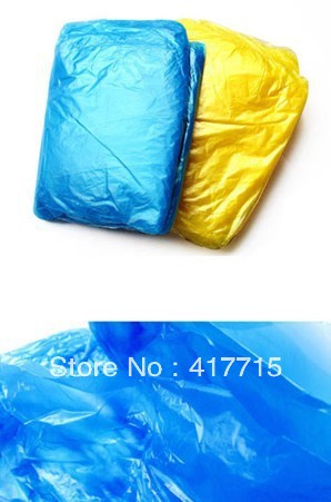 EMS Free Shipping pvc plastic one-off travel rain coat and disposable rain poncho