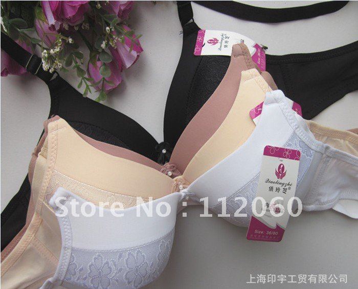 EMS Free Shipping wholesale 40pieces  bra //brassiere 4 colors for your choice