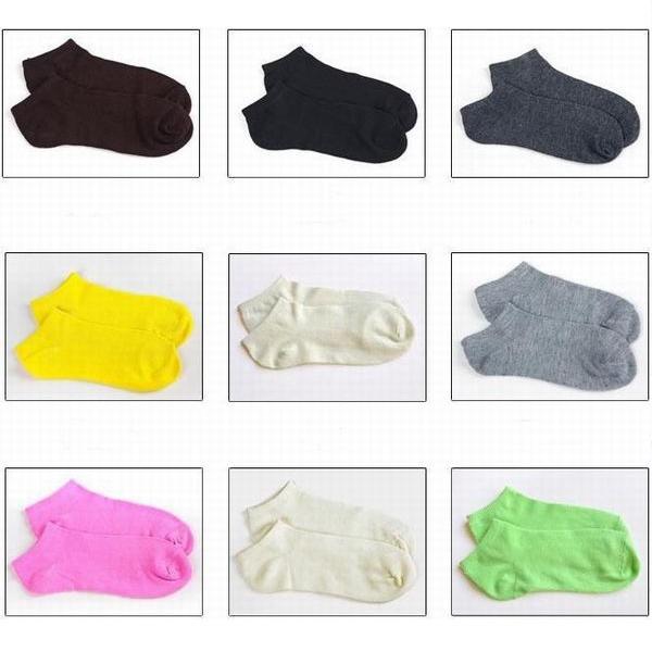 [EMS Free Shipping] Wholesale Coloful Cotton Womens Casual Short Socks / Fashion No Show (SM-05E)