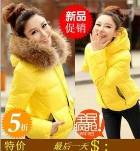EMS Free ! Women's thickening cotton-padded jacket slim cotton-padded jacket winter short design outerwear.