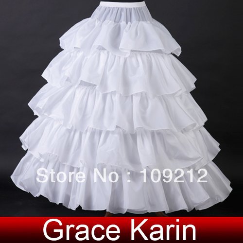EMS Shipping 3pcs/lot GK 4 layer Wedding Bridal Gown Dress Petticoat Underskirt Crinoline CL2714