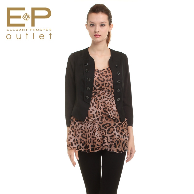 Ep women's linen thread short jacket top 2012 autumn