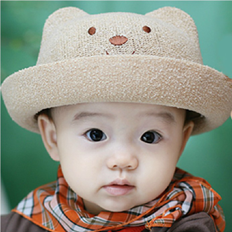 Eratos 2013 new arrival child bear strawhat style male cap