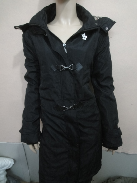 Estelle plus size cotton-padded trench hooded women's medium-long outerwear women's 2012 women's top