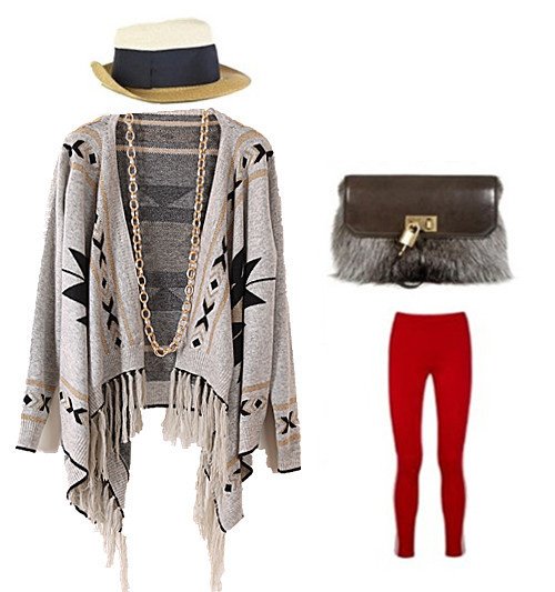 Europe Vintage loose geometric diamond wool fringed gold long-sleeved cardigans jacket sweaters+Free shipping