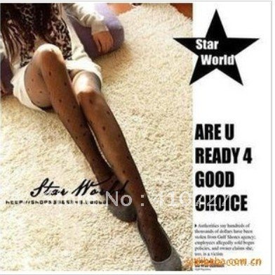 European and American retro sexy repair legs Clover Cross pantyhose stockings free shipping