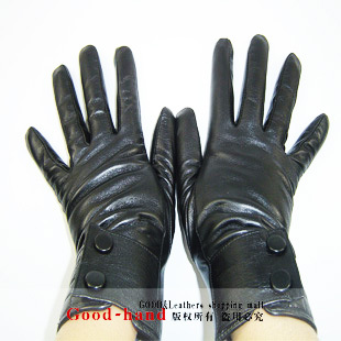 European version of the senior leather sheepskin women's beautiful leather gloves leather h294 Free Shipping