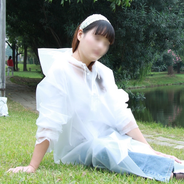 Eva material adult raincoat - -