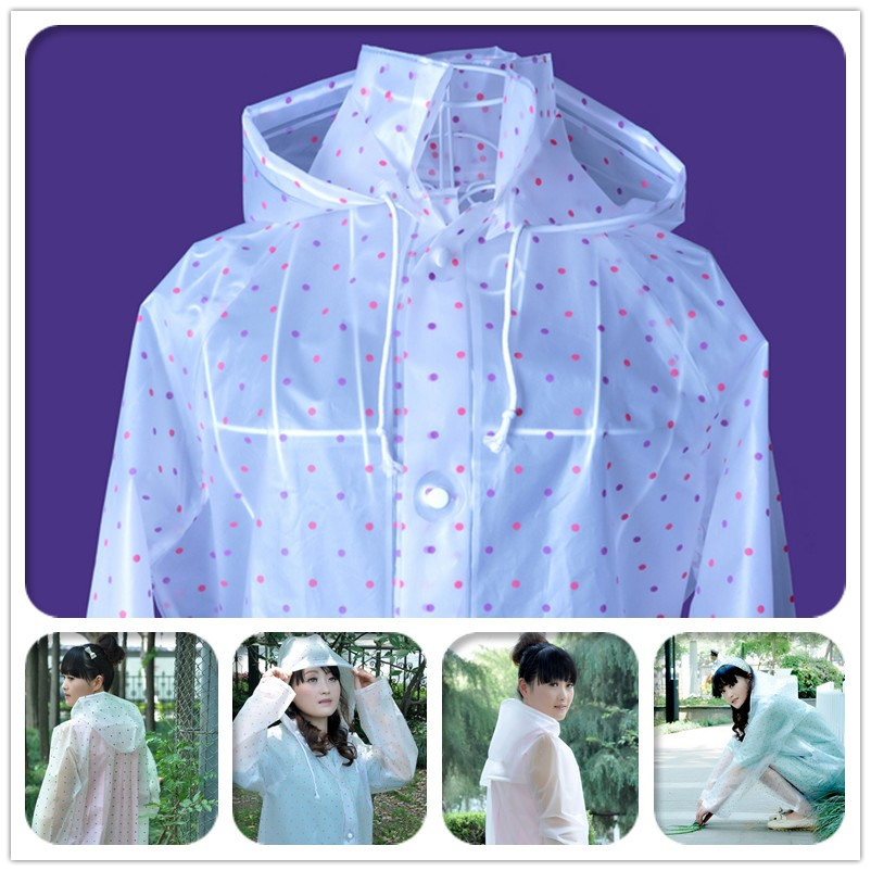 Eva material translucent adult raincoat new arrival 2 - - breathable mesh , LJF