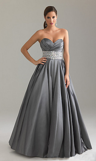 Evening Dress Fashion 2012! Noble Charming Ball Gown Sweetheart Backless Empire Taffeta Evening Dress MC1037 Freeshipping