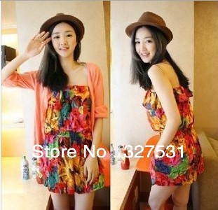 Everybody like tropical flowers, lace conjoined pants jumpsuits women jumpsuits new jumpsuits and rompers free shipping