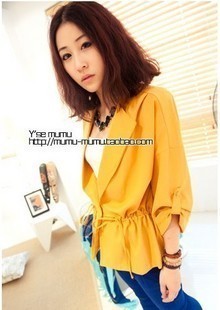 Evidenced 2013 spring fashion strap fashion single-button large lapel cardigan 2