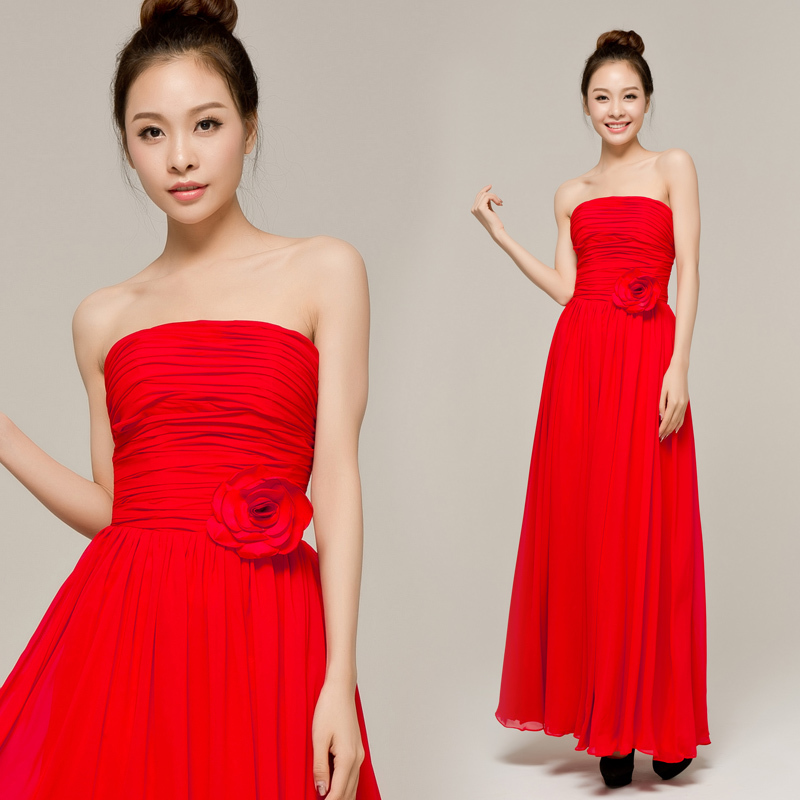 Excellent Fashion Design Beautiful Soft Lovely bride long design slim gorgeous dress OEM YHZ054