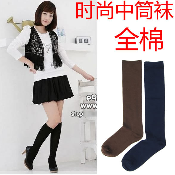 Exports of Japan and South Korea classic pure cotton socks in socks College style wild Nvwa the the spring and autumn socks