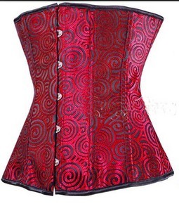 Exquisite royal corset steel belt clip cummerbund red cotton cloth thin waist abdomen drawing waist belt waist belt lacing