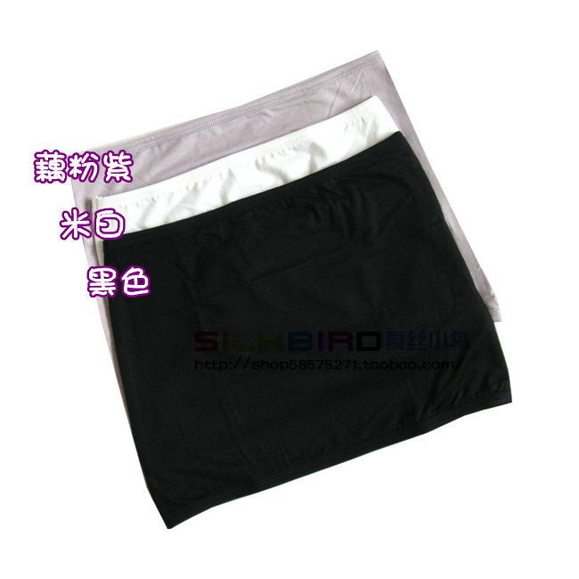 Extended elastic knitted silk stomacher abdominal wrap chest