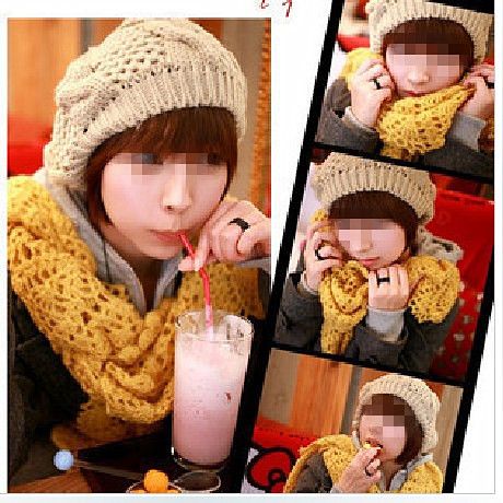 F04491 New Fashion Twist Ball Version Hat  Knitted Hat Polo Cap For Woman Ladies +Free shipping