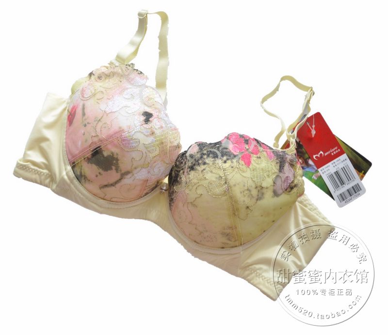 Fa453 thick embroidery push up ab cup bra