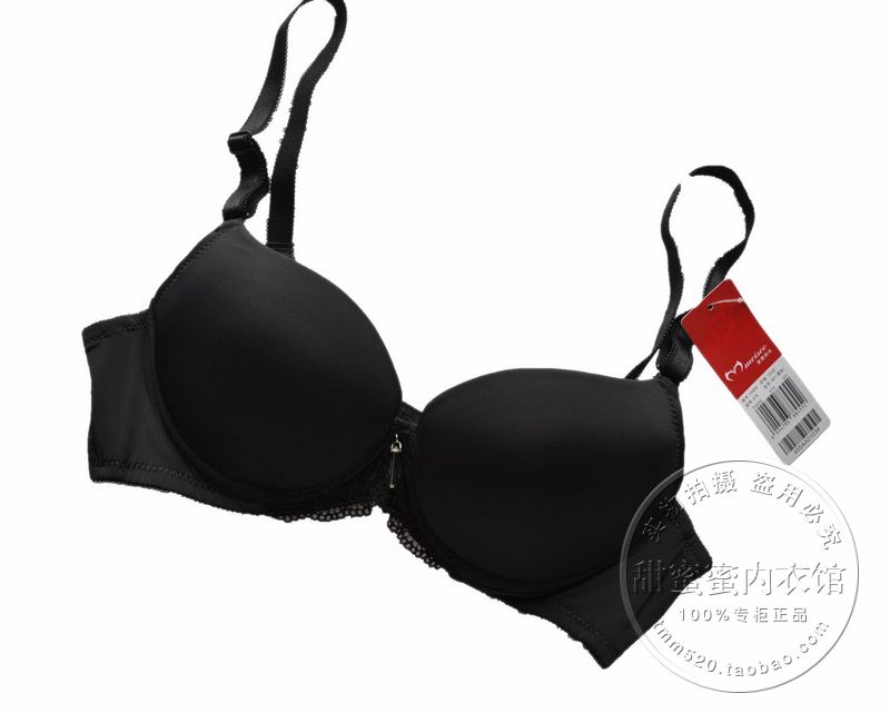 Fa455 brief glossy thickening push up a cup bra