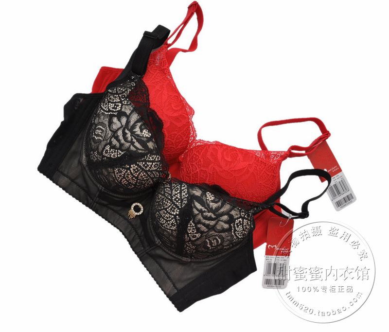 Fa482 red thick b festive married bra underwear