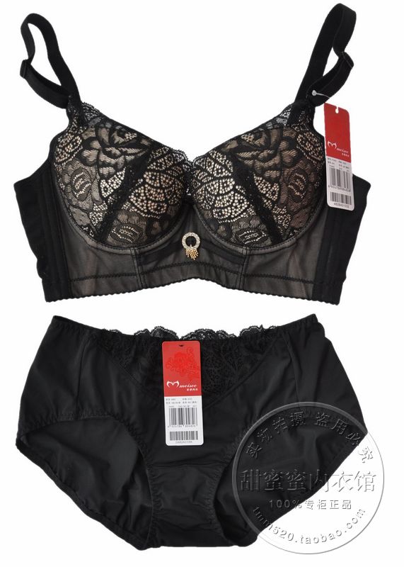 Fa482 side gathering push up adjustable thick b bra set