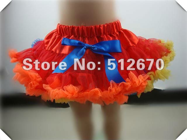 factory direct sales free shipping soft short fluffly princess petti skirts/tutu skirt for girls