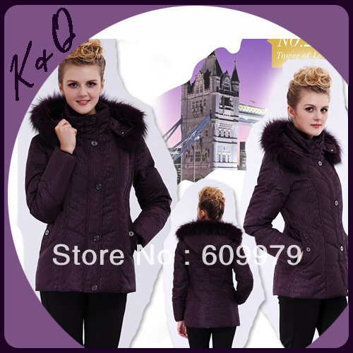 Factory Dropshipping Plus Size Down Coat With 100% Fox Fur Hood Good Quality Down Coat size L, XL, XXL, XXXL, XXXXL