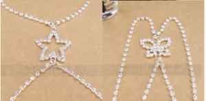 Factory Outlet Price Free Shipping New 4Sets Crystal Mixed Adjustable Bra Back Straps Clear BSO2