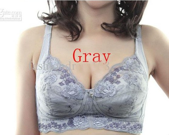 Factory outlets Full cup gather no rims the thin section bra adjustable four rows hasp bra #4814
