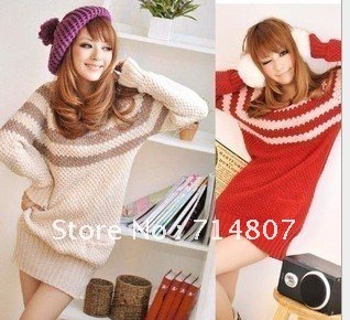 Factory outlets pineapple pin stripes Ms. Miss Mao Yi bottoming sweaters wholesale