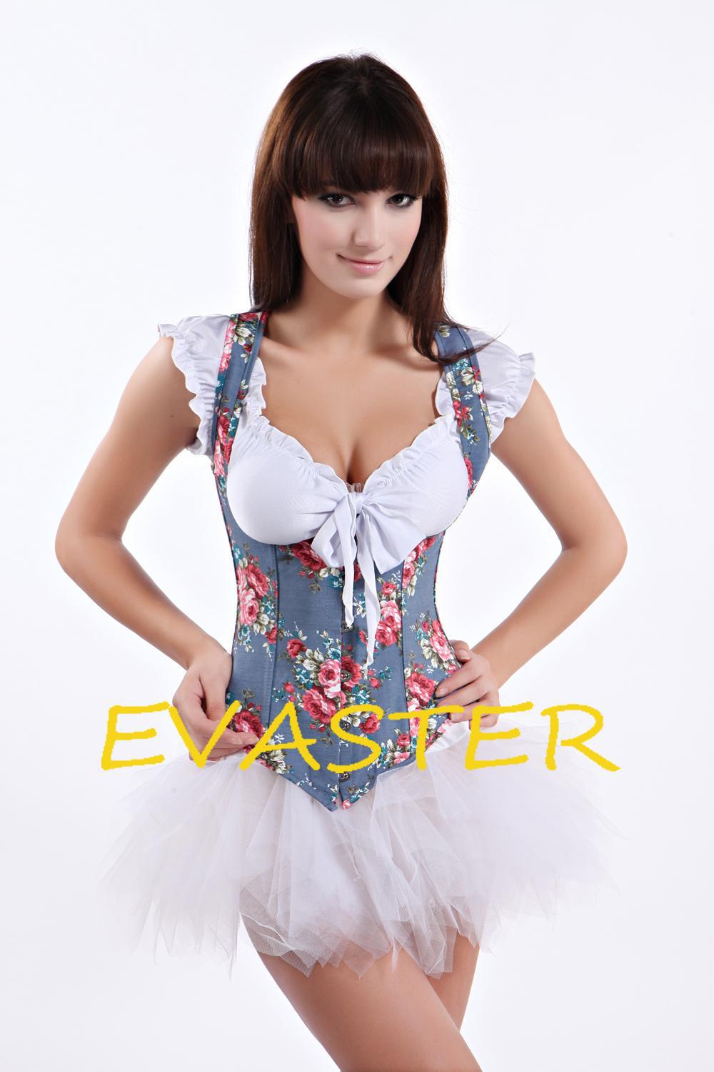 Factory price Latest design Floral woman sexy corset underbust