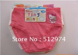 Factory's price wholesale 100% cotton Children's underwear Kids Girl's Casual short  pants