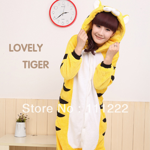 Factory sales ! Japanese Anime KIGURUMI Cute animal siamese pajamas,One-picece design cosplay costume pajamas Free Shipping