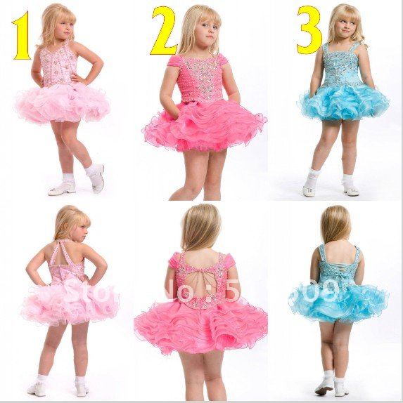 Factory Store! Custom Made Free Shipping!  Pageant Little Girls Dress Different Style In Same Price! Ball Gown Flower Girl Dress