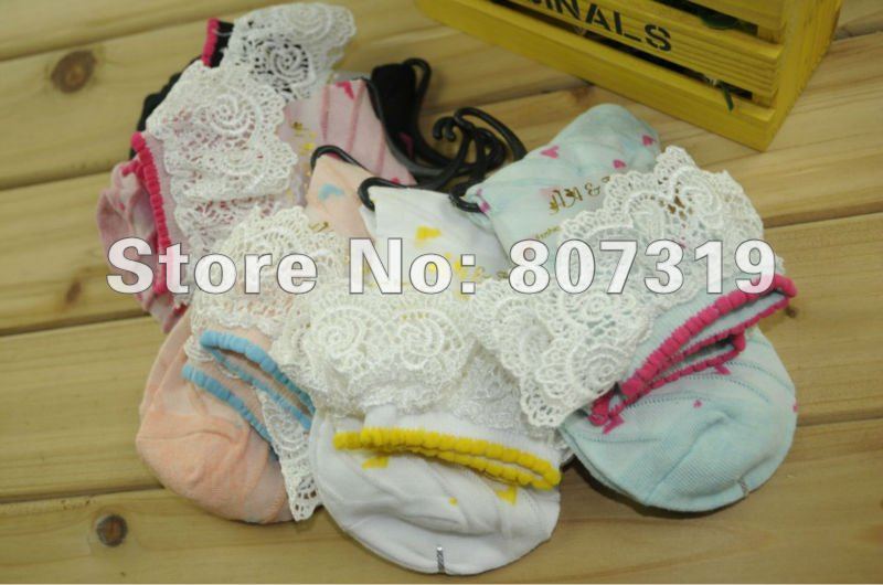 Factory wholesale free shipping women's socks high quality women lady sock cotton knitted ladylace knee/boad/ankle sock 400pairs