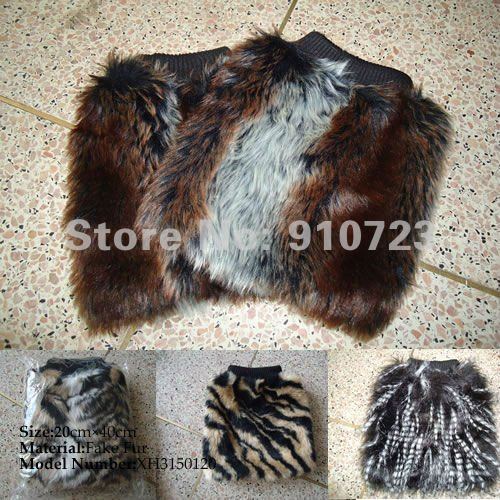 Fake Fur foot sleeve European and American style / Faux Fur /  Sets of legs / Artificial hair material