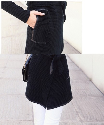 Fall and winter clothes new Women Slim Fit 100% rabbit hair really long woolen coat fur collar woolen jacket