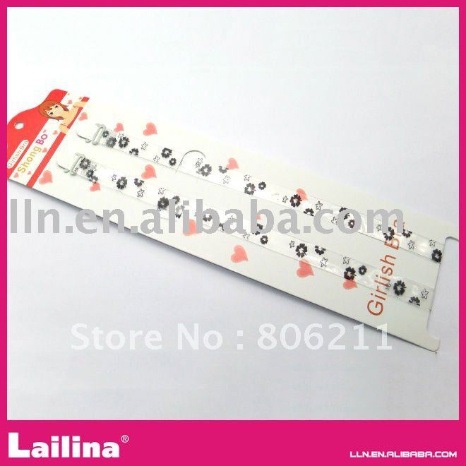 Fancy bra strap with rhinestone