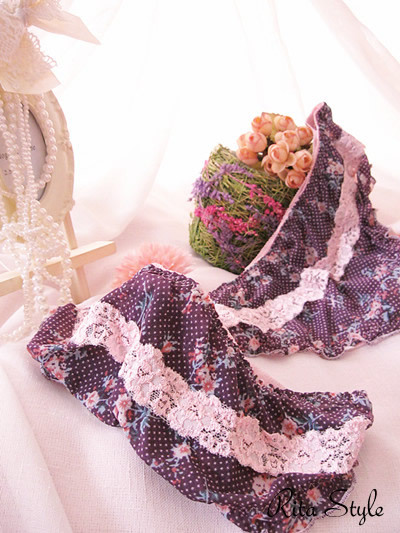 ... Fascinated purple ... Ms. retro range gauze underwear women sexy underwear RD426
