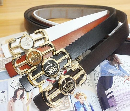 Fashion 100% Genuine Leather Ladies' Belts 2013 Latest Design Hot Sale Waistband Free Shipping p013