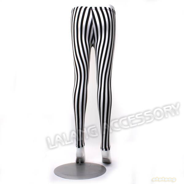 Fashion 1piece/lot Cotton Polyester Blended Black&White Striped Zebra Leggings Pants Tights Warm Pantyhose Stocking 650637
