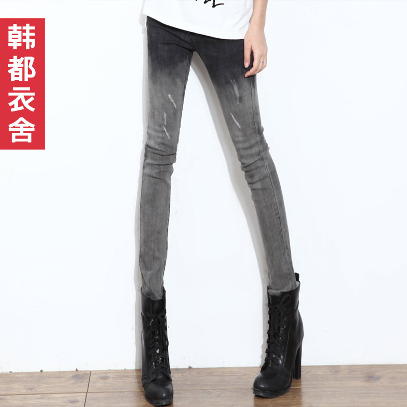 Fashion 2012 women's distrressed slim jeans nn2706l01 free shipping