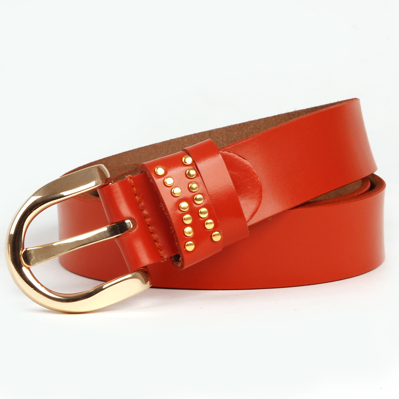 Fashion 2012 women's genuine leather strap genuine leather casual all-match belt Women belt