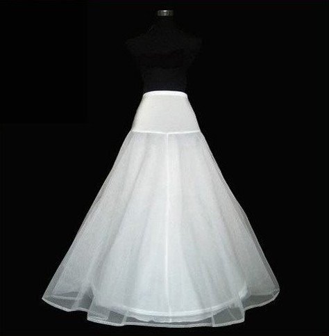 Fashion A-line 2-tier bridal wedding dress petticoat free shipping