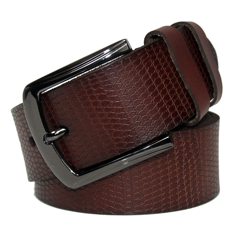 Fashion all-match belt women's genuine leather cowhide strap denim geometry trend casual pants belt