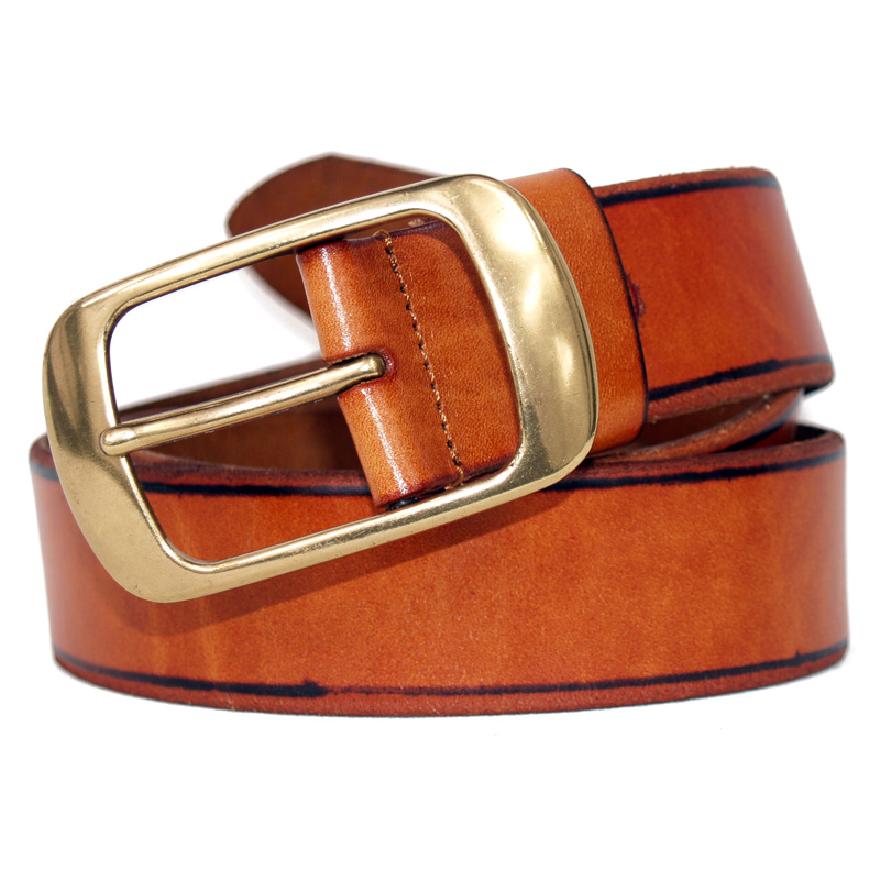 Fashion all-match buckle belt women's genuine leather wide strap denim casual vintage belt